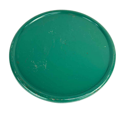 Round Green Enamel Tabletop