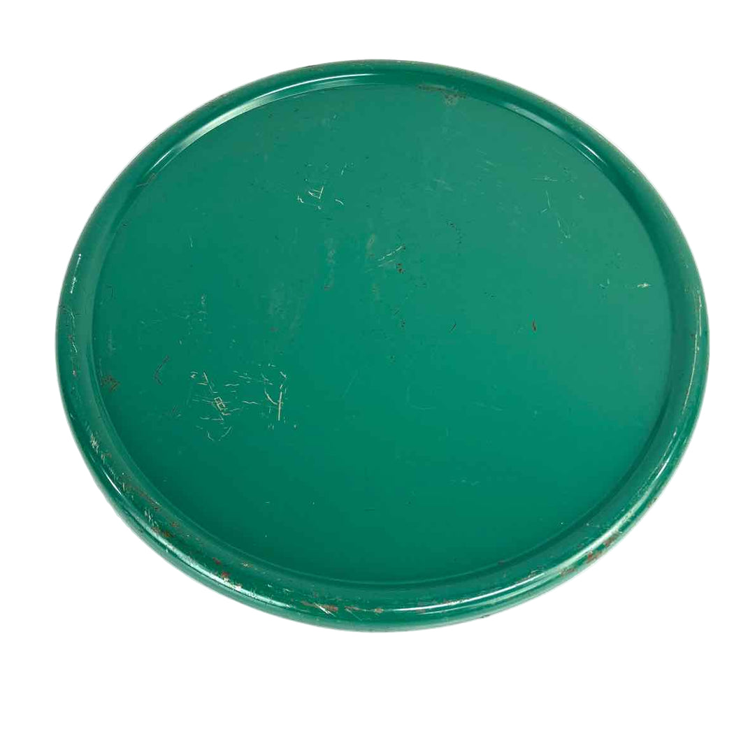 Round Green Enamel Tabletop