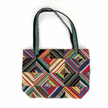 Load image into Gallery viewer, Woven Patchwork Tote