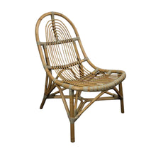 Load image into Gallery viewer, Bent Rattan Lounge Chair