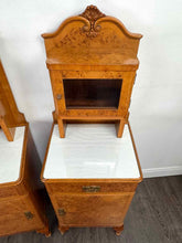 Load image into Gallery viewer, Burl Walnut Nightstands