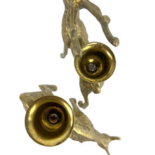 Load image into Gallery viewer, Brass Deer Candleholders