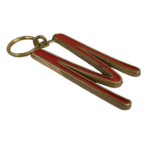 Letter M Keychain