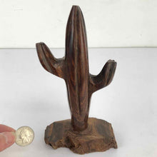 Load image into Gallery viewer, Carved Ironwood Saguaro Cactus