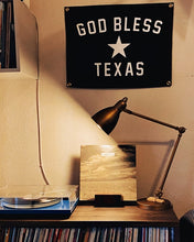 Load image into Gallery viewer, Gold Bless Texas Flag