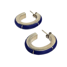 Load image into Gallery viewer, Lapis &amp; Sterling Earrings