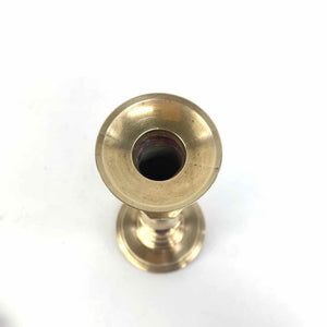 Polished Brass Candleholder