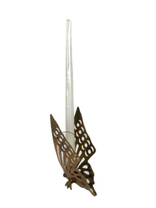 Brass Butterfly Candleholder