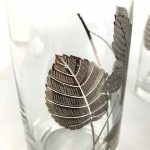 Metallic Leaf Glasses