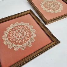 Load image into Gallery viewer, Bobbin Lace Doily Wall Art