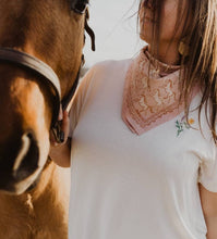 Load image into Gallery viewer, Pink Horses Bandana Scarf