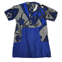 Load image into Gallery viewer, Blue Floral Tunic Shirt