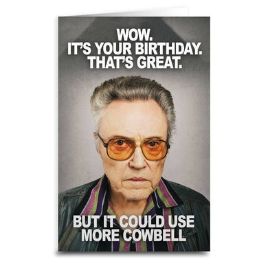 Christopher Walken Birthday Card