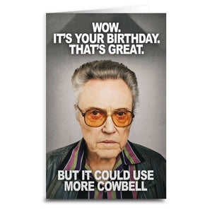 Christopher Walken Birthday Card