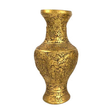 Load image into Gallery viewer, Gold Chinoiserie Vase