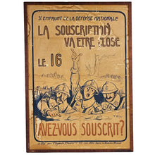 Load image into Gallery viewer, World War I French Poster