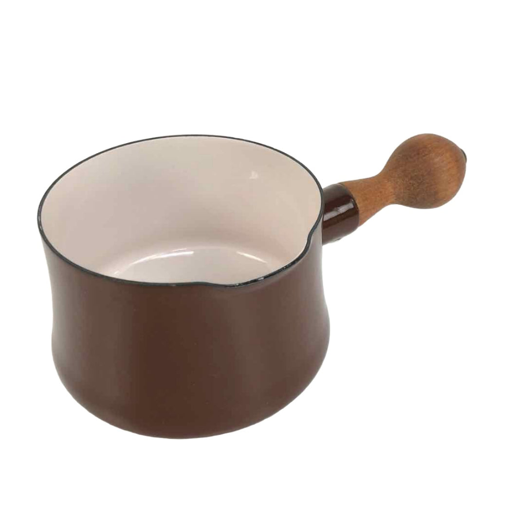 Brown Enamel Sauce Pan