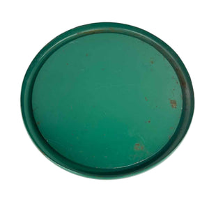 Round Green Enamel Tabletop