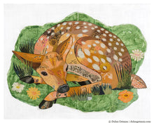 Load image into Gallery viewer, Sleeping Beauty Fawn Signed Print