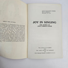 Load image into Gallery viewer, Joy in Singing Book