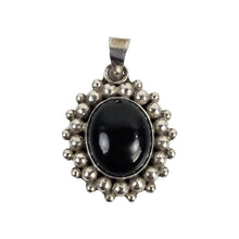Load image into Gallery viewer, Black Onyx Oval Pendant