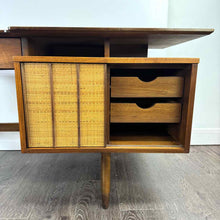 Load image into Gallery viewer, Modern Walnut Floating Desk