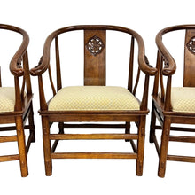 Load image into Gallery viewer, Oak Horseshoe Chairs