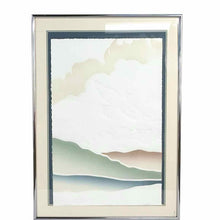 Load image into Gallery viewer, Embossed Bird &amp; Clouds Print