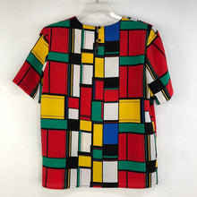 Load image into Gallery viewer, Piet Mondrian Geometric Blouse