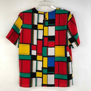 Piet Mondrian Geometric Blouse