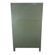 Load image into Gallery viewer, Gray Metal Barrister Bookcase