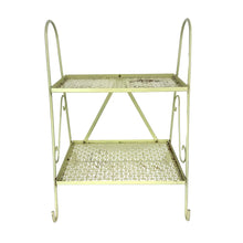 Load image into Gallery viewer, Green Metal Plant Shelf