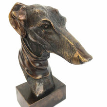 Load image into Gallery viewer, Greyhound Brass Dog Head