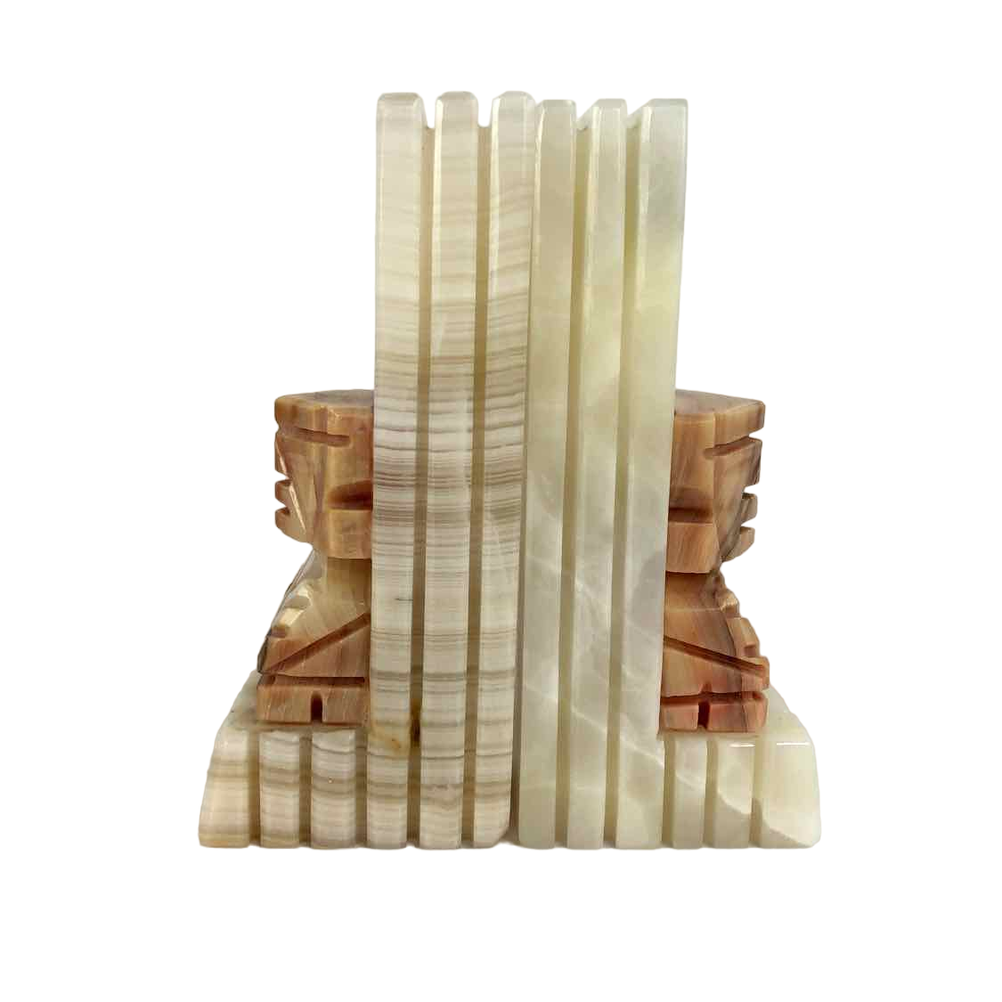 Onyx Aztec Bookends – Found Furnishings