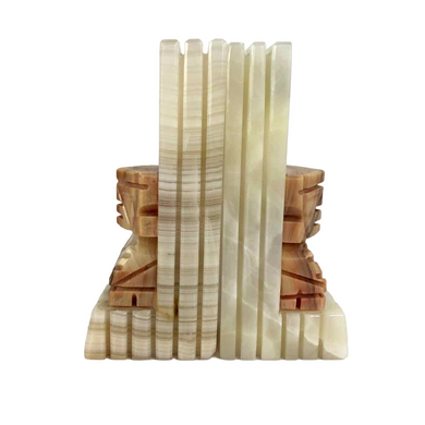Onyx Aztec Bookends