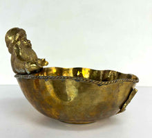 Load image into Gallery viewer, Brass Santa Bowl