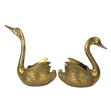 Load image into Gallery viewer, Brass Swans Planters