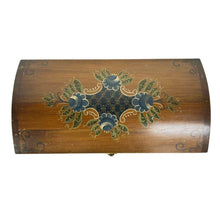 Load image into Gallery viewer, Hand Painted Wooden Trunk