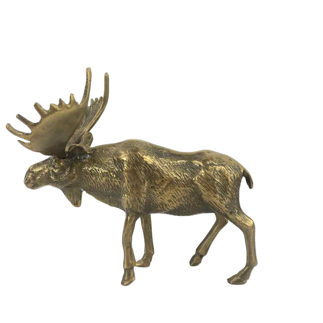 Detailed Brass Moose
