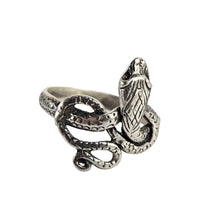 Load image into Gallery viewer, Delicate Sterling Snake Ring