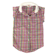 Load image into Gallery viewer, Pink Plaid Girls Blouse
