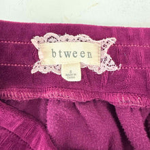 Load image into Gallery viewer, Purple Velvet Girls Skirt