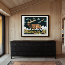 Load image into Gallery viewer, Mountain Elk Quiet Til September Print