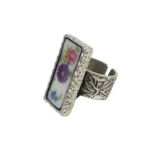 Load image into Gallery viewer, Upcycled Porcelain Dish Ring