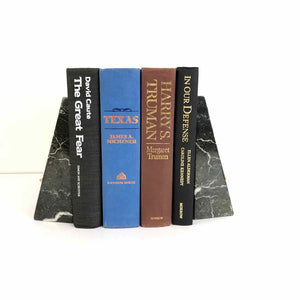 Marble Gold Bookends