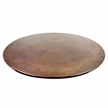 Load image into Gallery viewer, Hammered Copper Lazy Susan