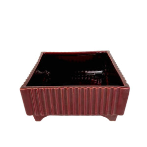 Low Square Pottery Planter