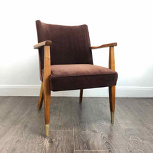 Load image into Gallery viewer, Velvet Wooden Chair