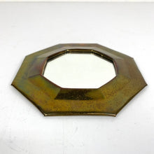 Load image into Gallery viewer, Small Brass Octagon Mirror