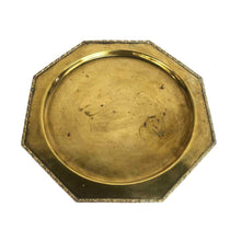 Load image into Gallery viewer, Octagonal Brass Tray